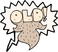 comic book speech bubble cartoon old sign png