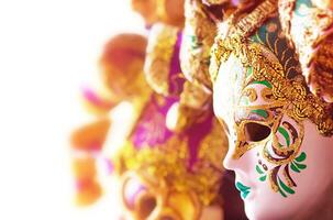 Beautiful Venetian masks photo