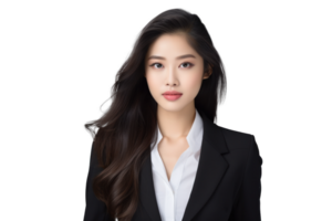 AI generated Confident Asian Businesswoman Portrait png