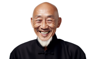 AI generated Senior Asian Man Businesswear Fashion Portrait png