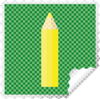 yellow coloring pencil graphic png illustration square sticker stamp