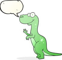 discours bulle dessin animé dinosaure png