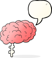 speech bubble cartoon brain png