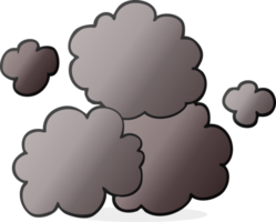 nube de humo de dibujos animados png