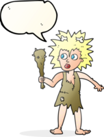 speech bubble cartoon cave woman png