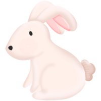 lindo conejito de pascua png