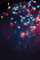 Party lights background photo