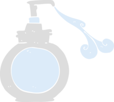 flat color illustration of a cartoon hand wash png