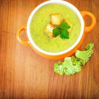 Vegetarian cream soup photo