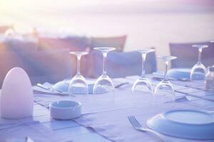 Luxury table setting photo