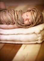 Cute baby sleeping photo