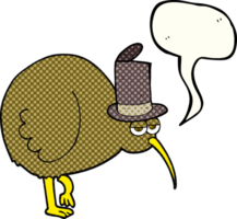 comic book speech bubble cartoon kiwi bird png