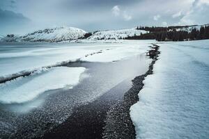 Icelandic Frozen Landscape photo