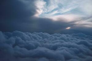 Over Clouds Background photo