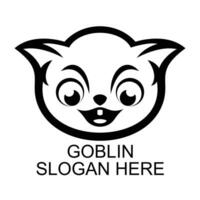 goblin mascot design esport illustration vector