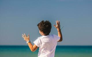 Little Boy on the Beach photo