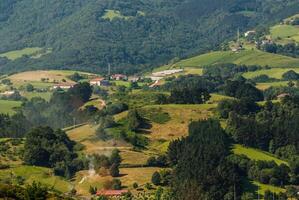 A small village in the spain mountain at the santander photo