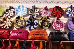 Souvenir shop in the medina of Fes, Morocco photo