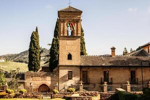 View of the famous Alhambra, Granada, Spain. photo