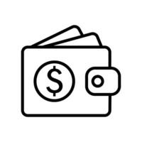 Money vector icon. Bank illustration sign. Dollar symbol. Finance logo.