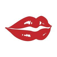 labios vector icono colocar. Beso ilustración firmar recopilación. mujer símbolo.