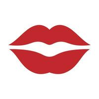 Lips vector icon set. kiss illustration sign collection.  woman symbol.