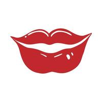 Lips vector icon set. kiss illustration sign collection.  woman symbol.