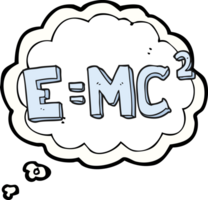 thought bubble cartoon science formula png