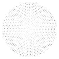 Abstract halftone circle vector illustration.