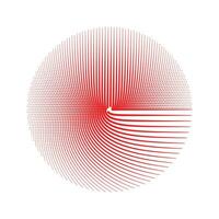 Abstract halftone circle vector illustration.