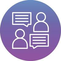 Interview Vector Icon