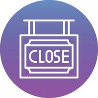 Shop Close Vector Icon