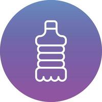 icono de vector de botella de agua