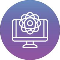 Quantum Computing Vector Icon