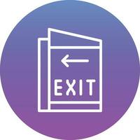 Exit Vector Icon