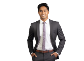 AI generated Confident Indian Businessman Portrait png