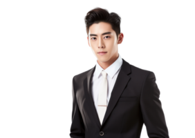 AI generated Confident Asian Businessman Portrait png