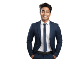 AI generated Confident Young Indian Businessman Portrait png