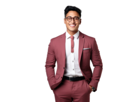 AI generated Confident Indian Businessman Portrait png