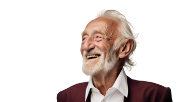 AI generated Joyful Senior Gentleman   Caucasian Model Shot png