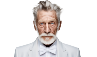 ai gegenereerd senior uitvoerend mode portret png