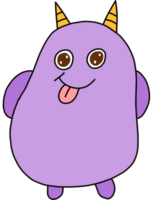 monstro personagens. alian personagens. isolado em transparente fundo png