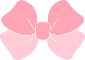 Kokette ästhetisch Bogen Rosa eben Illustration png