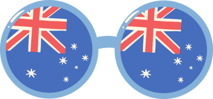 Australien glasögon illustration png