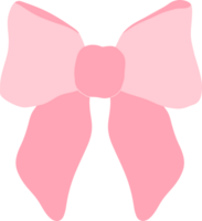 Coquette Aesthetic Bow pink flat illustration png