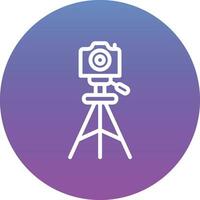 Tripod Camera Vector Icon