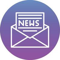 Newsletter Vector Icon