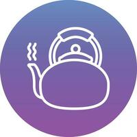 té maceta vector icono