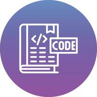 Coding Book Vector Icon