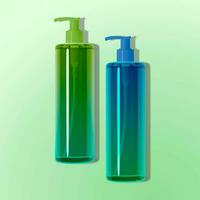 Shampoo Pump Glass Bottle photo